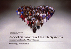 The final Heart shot-comprised of Good Samaritan Hospital  employees.