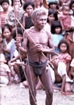 Negrito man in the Philippines.