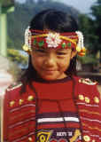 Atayal girl in traditional dress.
